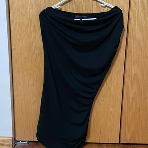 Marcella NYC moda asymmetric cap sleeve top